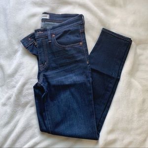 Madewell Size 27 | 9" Mid-Rise Skinny Jeans in Larkspur Wash: TENCEL™ Denim Edit